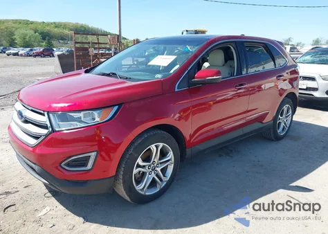 2015 Ford Edge Titanium z USA, uszkodzony, nr VIN 2FMTK4K85FBB78877